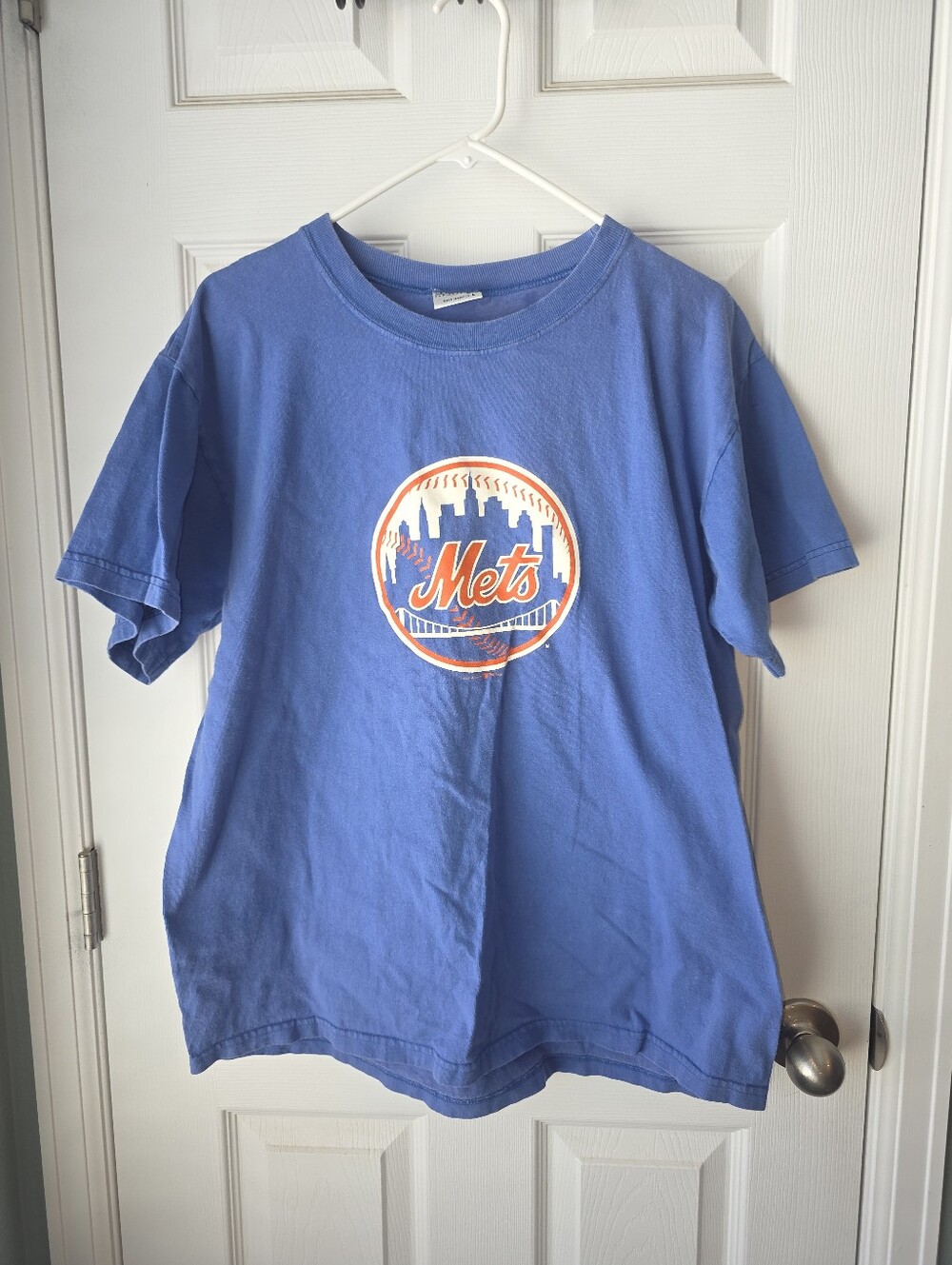 MLB Vintage 2000 New York Mets Baseball Short Sleeve Crew Neck T-shirt SZ L